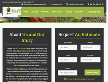 Tablet Screenshot of georgetowngrass.com